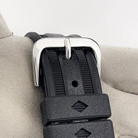 Seiko Stainless Steel Black Dial 44mm Automatic Movement Mens Watch 6159-7000 - Picture 7 of 8